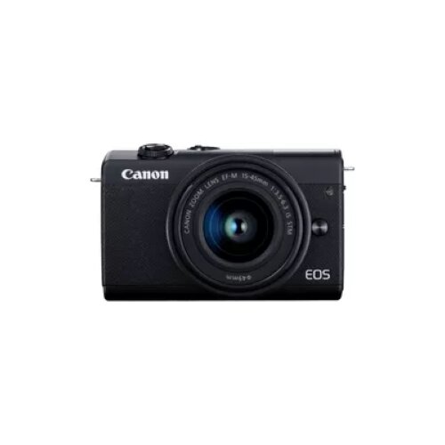 Canon EOS M200 + EF-M 15-45mm Lens + Backpack + SD card