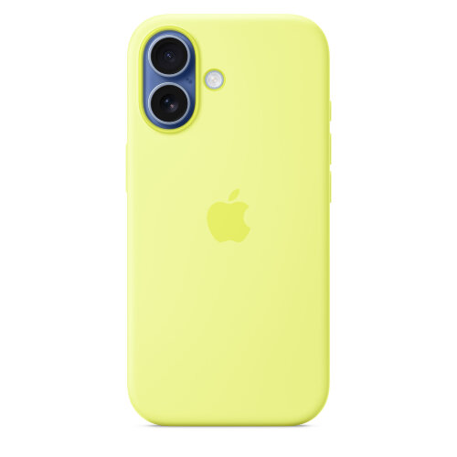 Силиконовый чехол для iPhone 17 с MagSafe - Неоновый/Желтый (Neon Yellow)