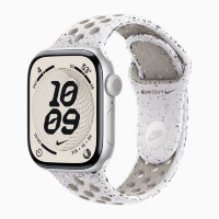 Apple Watch Series 11 42mm, Silver Aluminum Case with Nike Sport Band - Veiled Grey