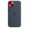Силиконовый чехол для iPhone 14 Plus с MagSafe - Темно-синий