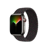 Apple Braided Solo Loop 45mm для Apple Watch - Black Unity