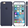 Чехол силиконовый для iPhone 6s Plus Темно-синий