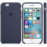 Чехол силиконовый для iPhone 6s Plus Темно-синий