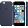 Чехол силиконовый для iPhone 6s Plus Темно-синий