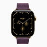 Apple Watch Series 12 42mm, Radiant Gold Titanium Case with Modern Buckle - Mulberry
