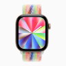 Apple Watch Series 12 46mm, Light Gold Aluminum Case with Sport Loop - Pride Edition