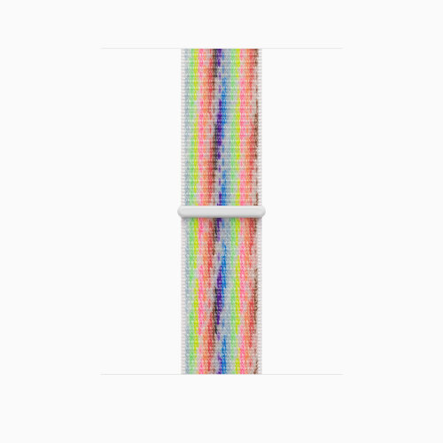 Apple Watch Series 12 46mm, Light Gold Aluminum Case with Sport Loop - Pride Edition