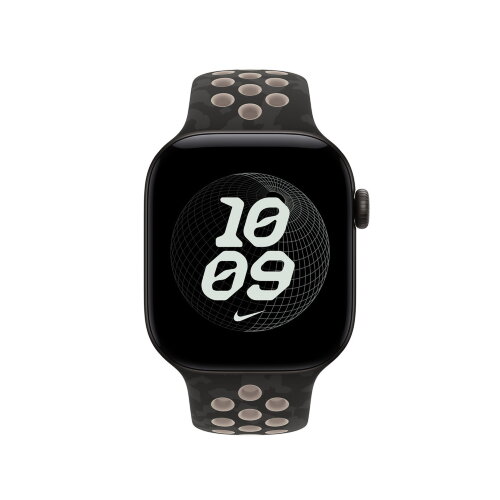 Ремешок Nike Sport Band для Apple Watch 42mm M/L — Черный (After Dark Black)