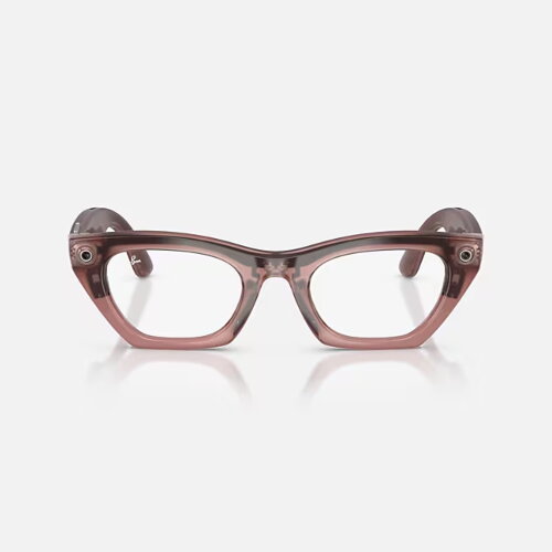 Ray-Ban Meta Gen 3 Zena Transitions (молочно-розовый /  серый фотохром)