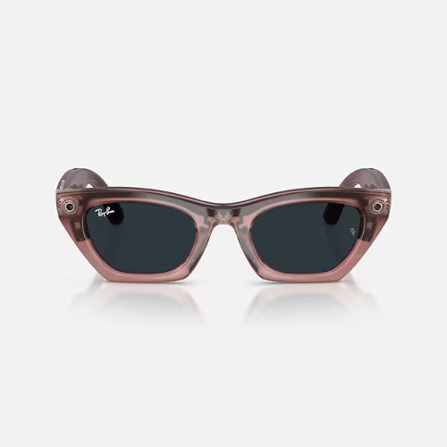 Ray-Ban Meta Gen 3 Zena Transitions (молочно-розовый /  серый фотохром)