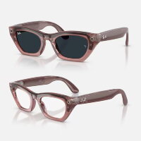 Ray-Ban Meta Gen 3 Zena Transitions (молочно-розовый /  серый фотохром)
