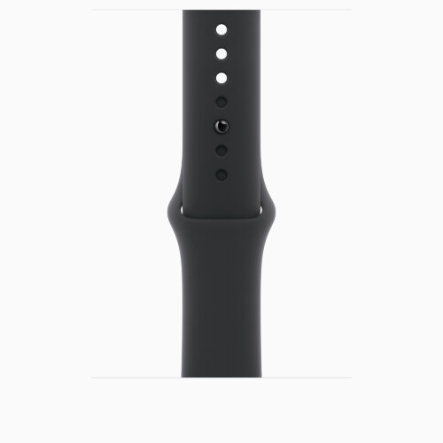 Apple Watch Series 10 46mm, Silver Aluminum Case with Sport Band - Black