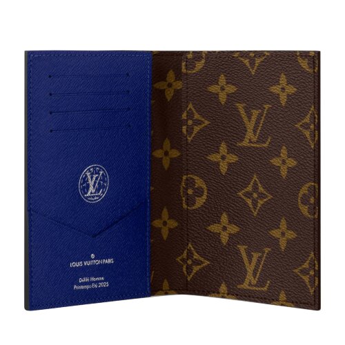 Обложка для паспорта Louis Vuitton Damier Heritage Blue/Green