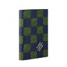 Обложка для паспорта Louis Vuitton Damier Heritage Blue/Green