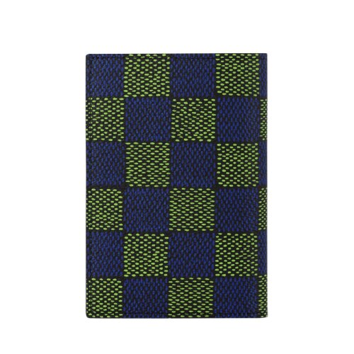 Обложка для паспорта Louis Vuitton Damier Heritage Blue/Green