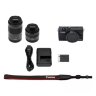 Canon EOS M200 Body - Black + EF-M 15-45mm + EF-M 55-200mm Lenses