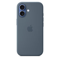 Силиконовый чехол для iPhone 17 с MagSafe - Синий (Anchor Blue)