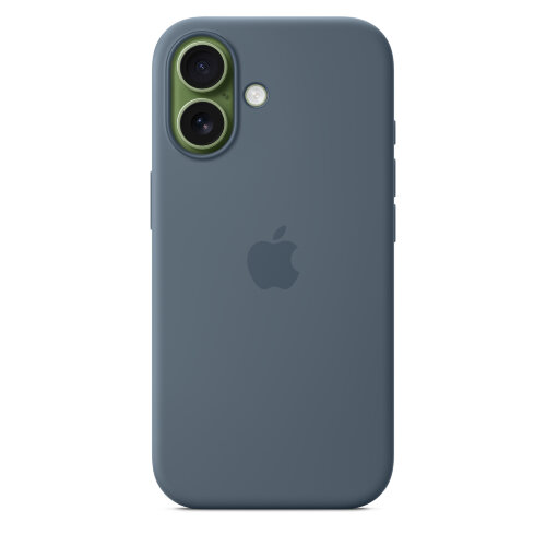 Силиконовый чехол для iPhone 17 с MagSafe - Синий (Anchor Blue)