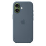 Силиконовый чехол для iPhone 17 с MagSafe - Синий (Anchor Blue)