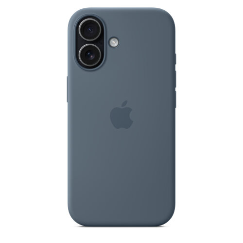Силиконовый чехол для iPhone 17 с MagSafe - Синий (Anchor Blue)