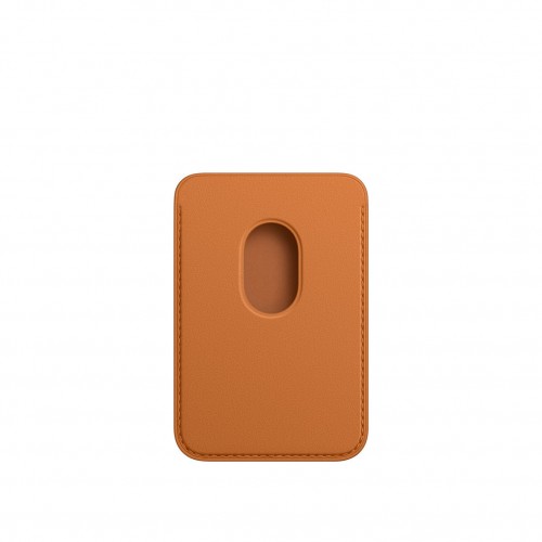 Кожаный кошелек для iPhone с MagSafe - Золотисто-коричневый