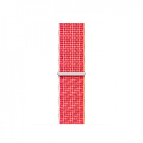 Apple Watch SE (2022) 40mm, Silver Aluminum Case with Sport Loop - Red