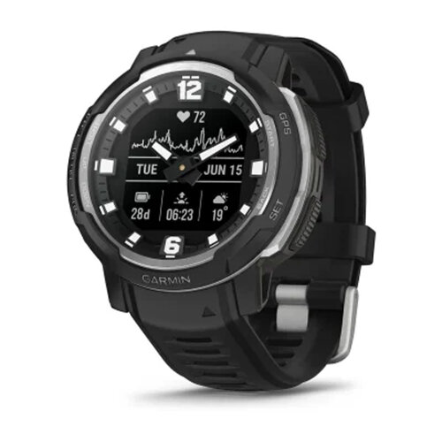 Умные часы Garmin Instinct Crossover 45mm, Standard Edition, Black
