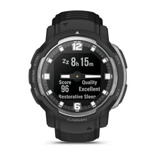 Умные часы Garmin Instinct Crossover 45mm, Standard Edition, Black