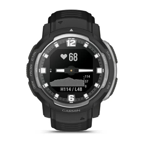 Умные часы Garmin Instinct Crossover 45mm, Standard Edition, Black
