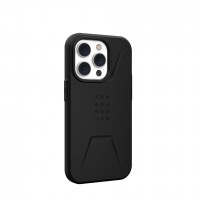 Защитный чехол с поддержкой MagSafe Uag Civilian для iPhone 14 Pro - Черный (Black)