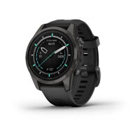 Умные часы Garmin Epix Pro (Gen 2) 42mm Sapphire Edition Carbon Gray DLC Titanium Black Band