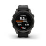 Умные часы Garmin Epix Pro (Gen 2) 42mm, Sapphire Edition,Carbon Gray DLC Titanium, Black Band