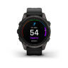 Умные часы Garmin Epix Pro (Gen 2) 42mm, Sapphire Edition,Carbon Gray DLC Titanium, Black Band