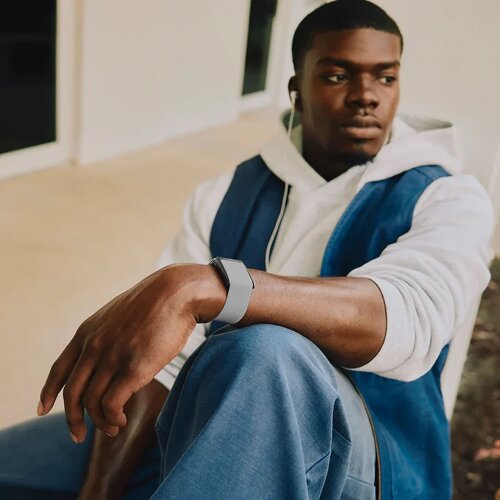 Ремешок для фитнес-браслета WHOOP 5.0 Smoke, Band CoreKnit Ash Grey