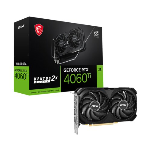Видеокарта NVIDIA MSI GeForce RTX 4060 Ti VENTUS 2X 8G OC