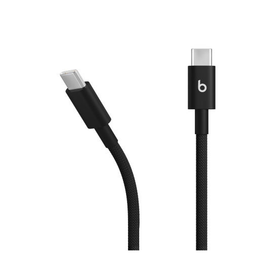 Комплект из двух плетёных кабелей Beats USB-C — USB-C, черный
