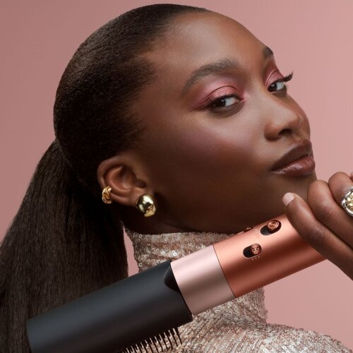 Мультистайлер и фен Dyson Airwrap i.d. Curly+Coily - Amber silk