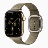 Apple Watch Series 12 42mm, Radiant Gold Titanium Case with Modern Buckle - Sage
