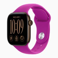Apple Watch Series 12 42mm, Dark Bronze Aluminum Case with Sport Band - Magenta