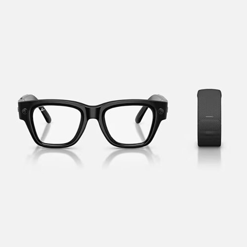Meta Ray-Ban Display Transitions (черный полированный /  серый фотохром)