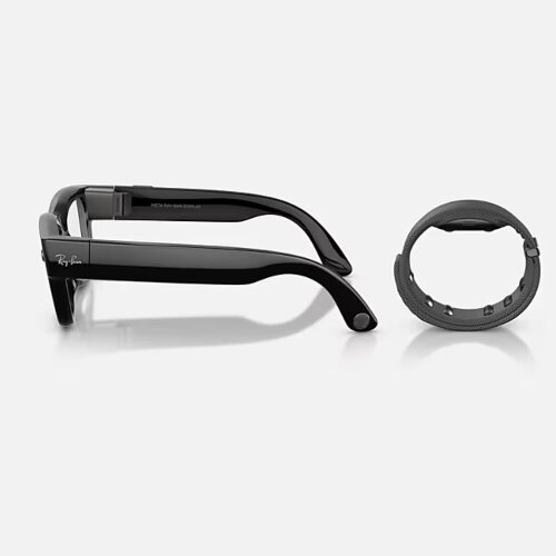 Meta Ray-Ban Display Transitions (черный полированный /  серый фотохром)