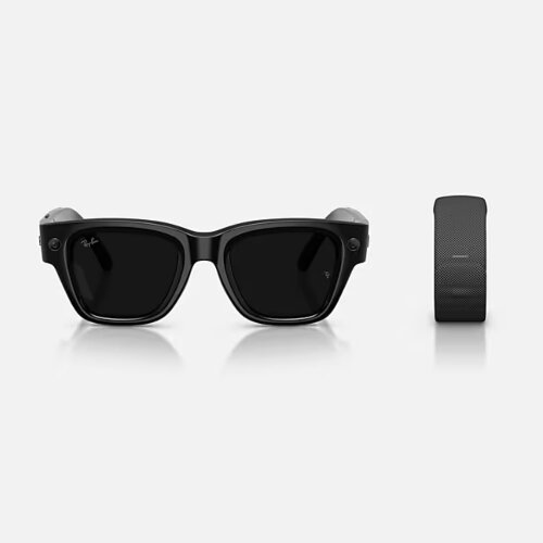 Meta Ray-Ban Display Transitions (черный полированный /  серый фотохром)