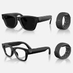 Meta Ray-Ban Display Transitions (черный полированный /  серый фотохром)