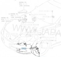 Датчик положения кузова Lexus LS 460, 600, Front LH (8940650130)