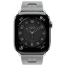 Apple Watch Hermes Series 10 46mm, спортивный ремешок Kilim серый