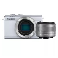 Canon EOS M200 Body - White + EF-M 15-45mm Silver
