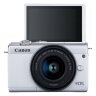 Canon EOS M200 Body - White + EF-M 15-45mm Silver