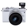 Canon EOS M200 Body - White + EF-M 15-45mm Silver