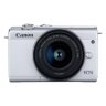 Canon EOS M200 Body - White + EF-M 15-45mm Silver