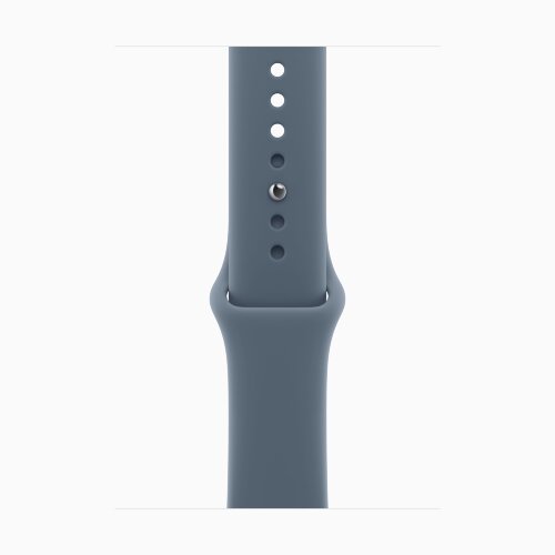 Apple Watch Series 11 46mm, Slate Titanium Case with Sport Band - Anchor Blue